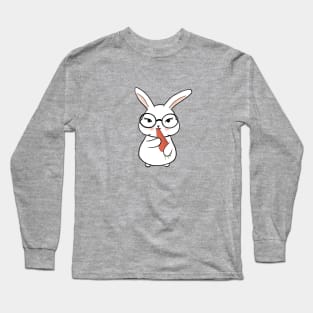 Sweet easter bunny with carrot Long Sleeve T-Shirt